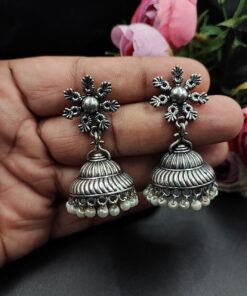 Traditional Light Weight Jhumka Stud Earrings For Girls
