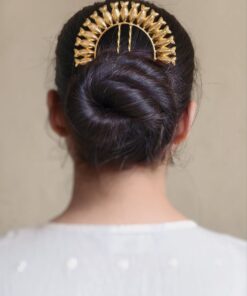 Premium Gold Plated Fish Design Juda Pin | Stylish Best Hair Accessory For Women
