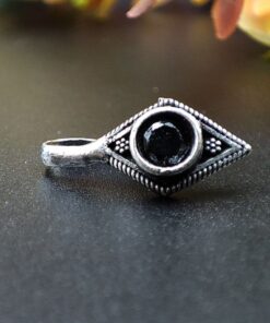 Oxidised Stone Nosepin - Elevate Your Style with Press Nose-pins