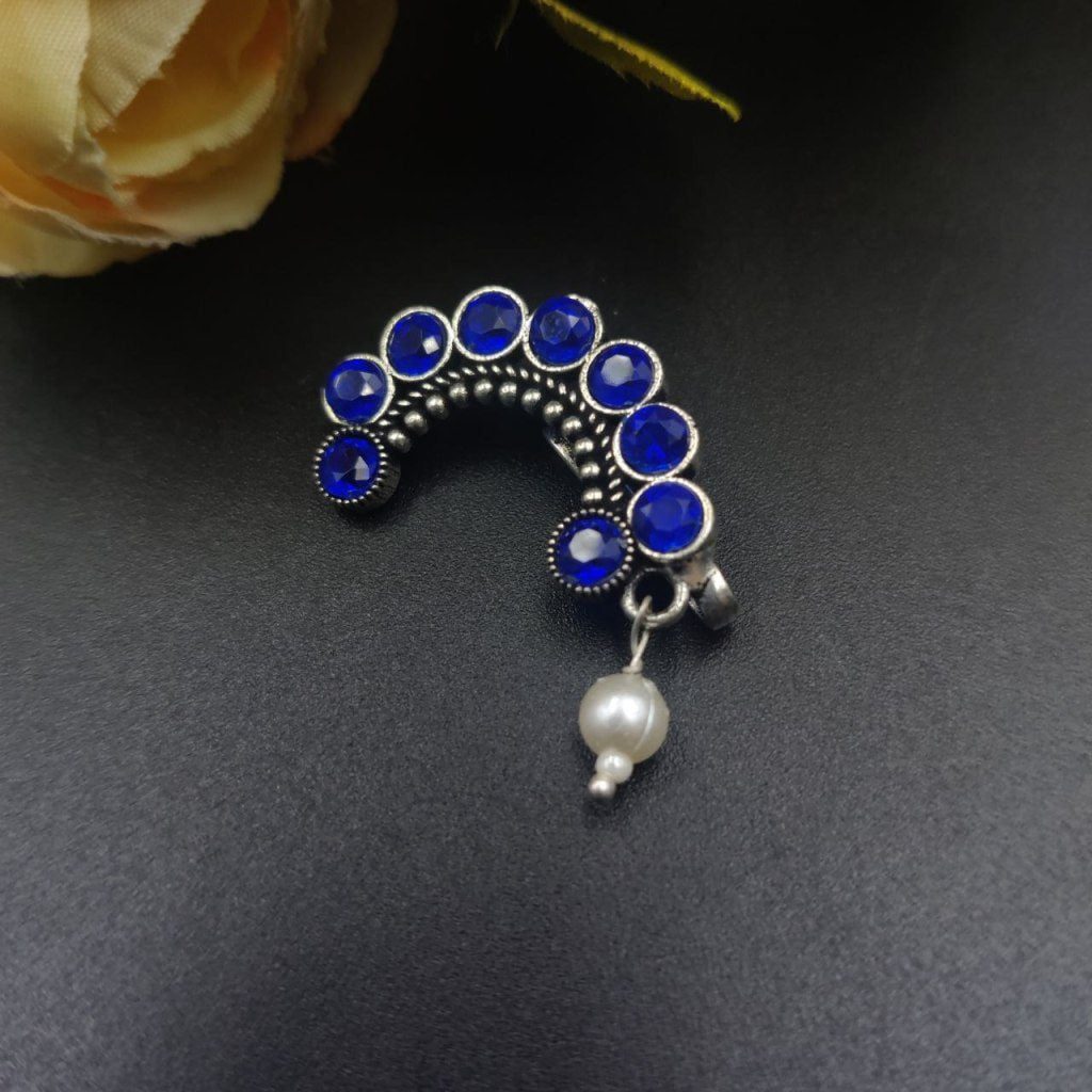 Attractive Oxidised Marathi Nosepin - Maharashtrian Nath - Image 4