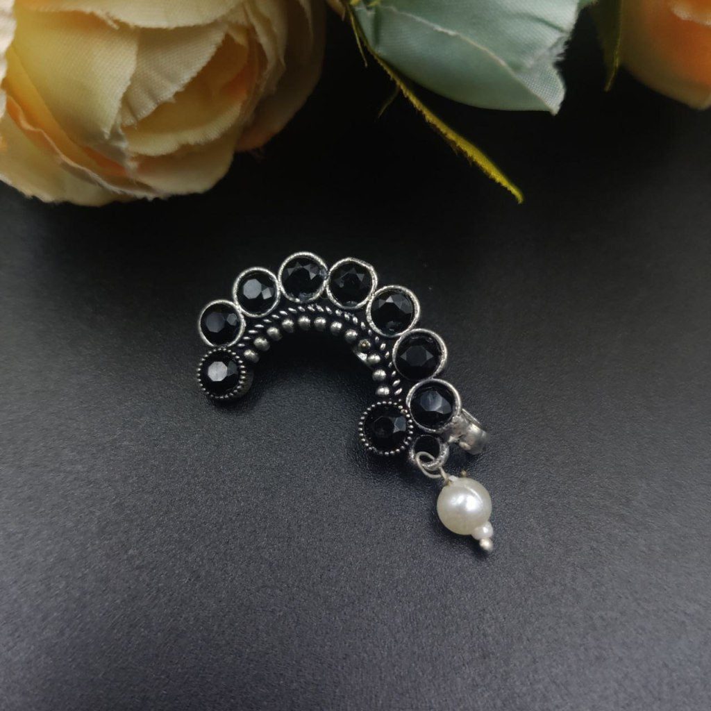 Attractive Oxidised Marathi Nosepin - Maharashtrian Nath - Image 3