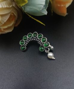 Attractive Oxidised Marathi Nosepin - Maharashtrian Nath