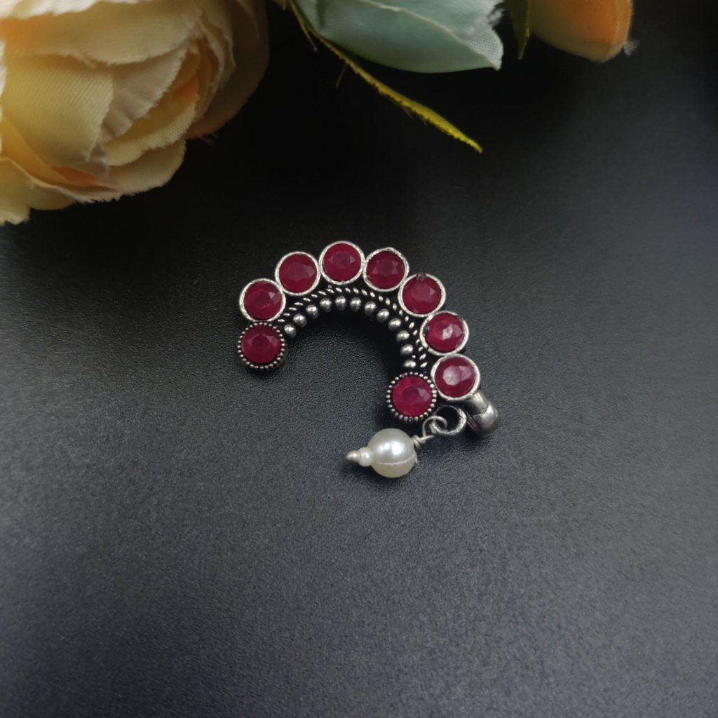 Attractive Oxidised Marathi Nosepin - Maharashtrian Nath - Image 10