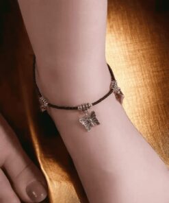 Butterfly Oxidised Anklet | Affordable Casual Wear Oxidised Payal For Girls