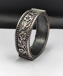 Alternative view of Antique Silver Look Like Kada Bangle For Girls - Traditional Look Kada