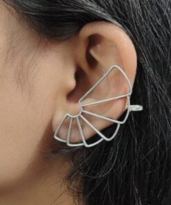 Premium Quality Earcuff Earrings - Oxidised Designer Earlobe Earcuff For Girls