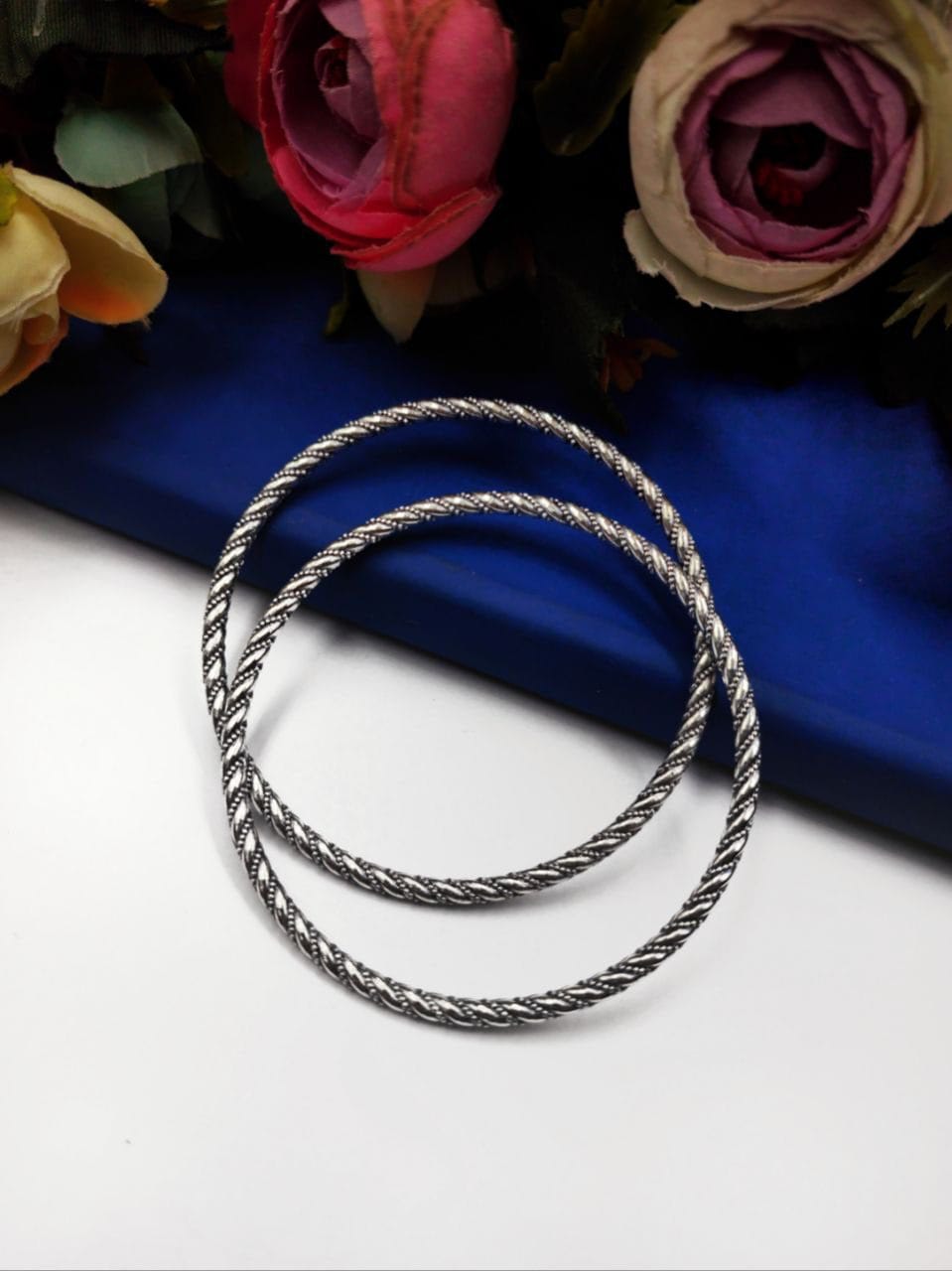 Oxidised Chudiya | German Silver Bangle | Affordable Designer Kangan