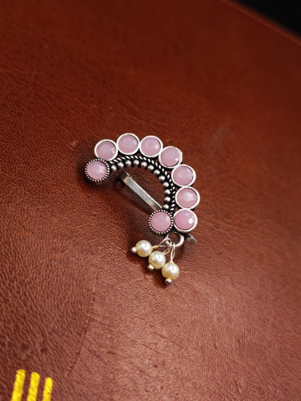 Attractive Oxidised Marathi Nosepin - Maharashtrian Nath - Image 5