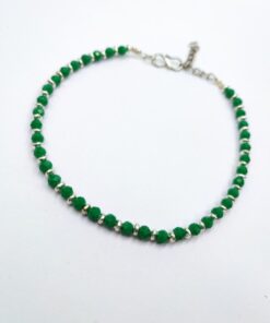 Alternative view of Oxidised Crystal Beads Anklet | Affordable Casual Wear Payal For Girls