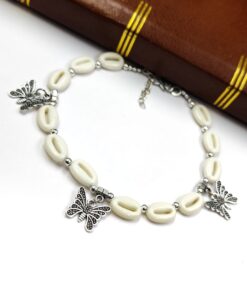 Designer Kodi Anklets with Butterfly Charms for Girls