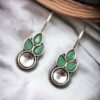 Trendy Silver Look Like Hook Earrings | Mind-blowing Oxidized Daily-wear Earrings