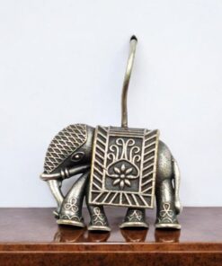 Alternative view of Oxidized Elephant Earrings - Silver Look Best-selling Dailywear Hook Earring