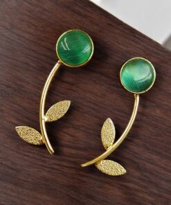 Flower Style Contemporary Earrings | Best Gold-Plated Premium Jewelry