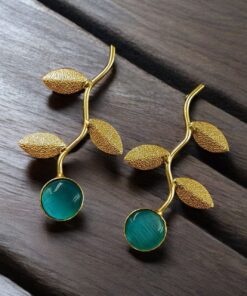 Handmade Gold-Plated Earrings | Unique Contemporary Earrings For Girls