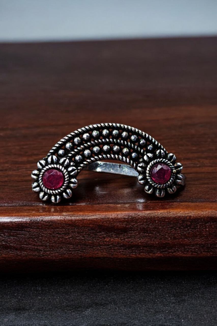 Marathi Nosepin | Oxidised Maharashtrian Nosepin | Best Non-Piercing Nose ring