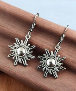 Sun Earrings | Adorable Premium Quality German Silver Hook Earring
