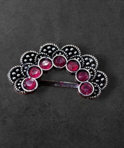 Big Size Nose pin | Oxidised Marathi Press Nosepin | Maharashtrian Nath