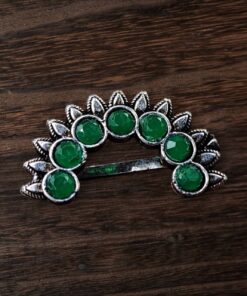 Oxidized Marathi Nosepin / Nath For Girls | Best Maharashtrian Press Nose Jewelry