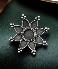 Traditional Oxidized Rings | Unique Designer Silver Replica Adjustable Ring