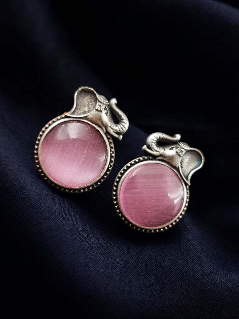 Elephant Stud Earrings - Silver Look alike Best Monalisa Jewellery - Image 5