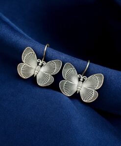 Silver Replica Butterfly Hook Earrings | Perfect Casual Wear Jewelry