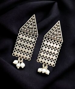 Brass Triangle Stud Earrings ? Perfectly Elegant for Best Occasion