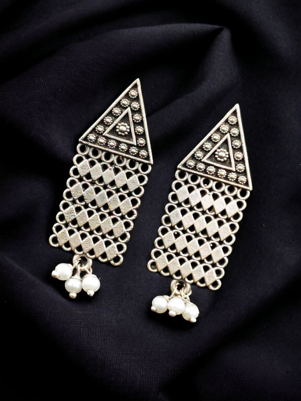 Brass Triangle Stud Earrings ? Perfectly Elegant for Best Occasion