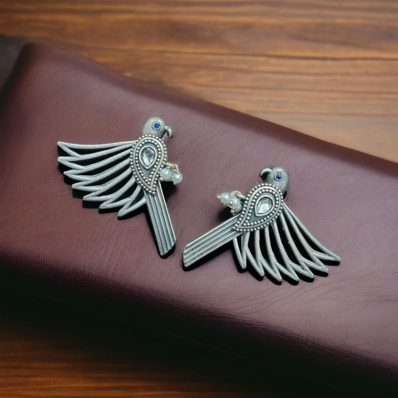 Fashionable Silver Replica Bird Stud Earrings | Perfect for Any Occasion - Image 8