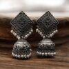 Oxidised Silver Earring? Replica Square Jhumka for Best Ethnic Look