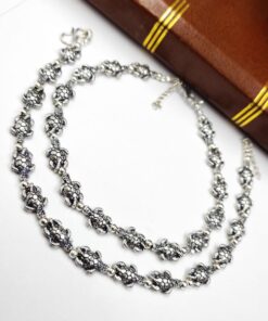 Antique Look German Silver Tortoise Anklet ? Traditional Jewelry for Women