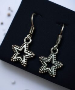 Alternative view of Handcrafted Star Dangler Earrings ? Perfect Hook Style Jewelry for Girls