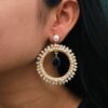 Beautiful Round Stud Earrings Featuring Stones ? Perfect for All Occasions