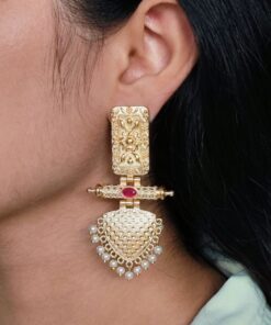 Premium Gold Plated Brass Earrings ? A Beautiful Blend of Traditional Elegance and Modern Style