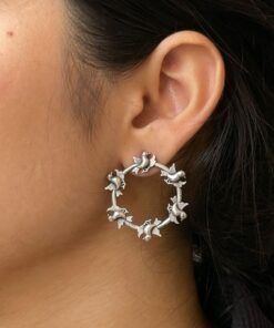 Oxidized Silver Plated Bird Stud Earrings | Ethnic Best Daily Wear Jewelry for Women