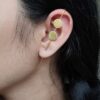 Stylish Round Earcuff | Gold Plated Ethnic and Western Look alike Daily Wear Best Jewelry