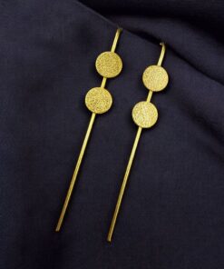 Alternative view of Stylish Round Earcuff | Gold Plated Ethnic and Western Look alike Daily Wear Best Jewelry