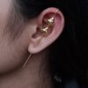 Gold Plated Unique Design Earcuff | Ethnic & Western Look Jewelry for Daily Wear