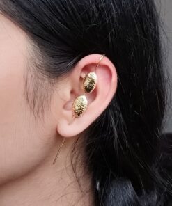 Stylish Floral Art Earcuff | Gold Plated Best Ethnic Jewelry for Women