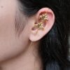 Unique Design Gold Plated Earcuff | Western Look alike Ethnic Jewelry for Girls