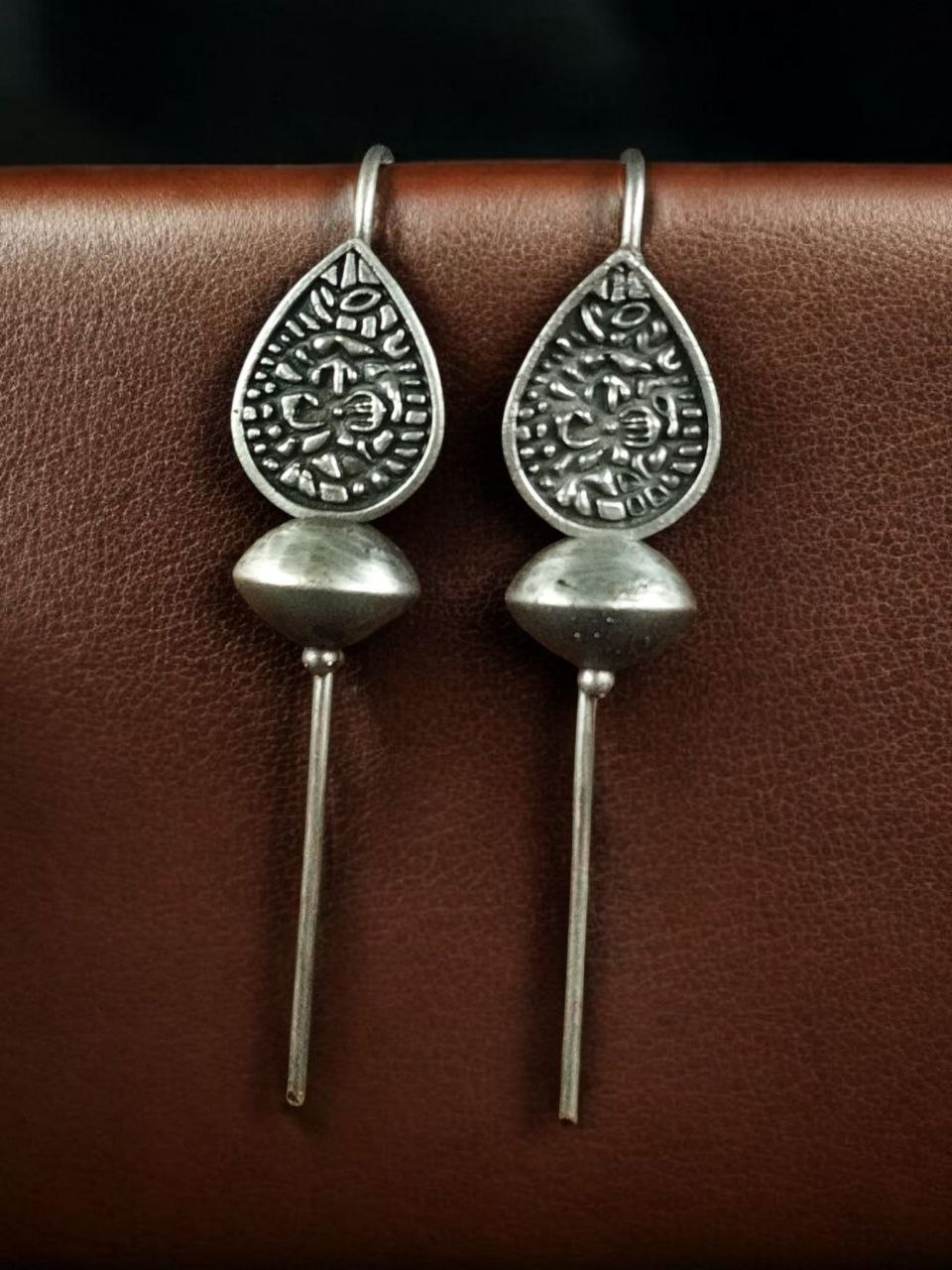 Unique Handcrafted Oxidized Earcuff | Silver Replica Ethnic Style Jewelry - Image 4