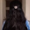 Unique Oxidized Hair Pin | Silver Replica Ethnic Hair Accessory for Women
