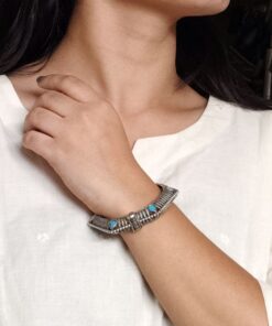 Perfectly Crafted Brass Stone Kada Bracelet ? Best Elegant and Openable Design