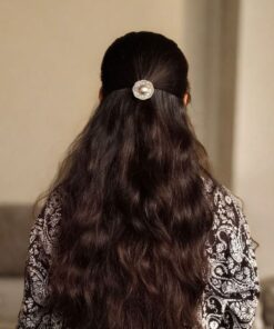 Trendy Oxidized Hair Pin | Silver Replica Elegant Hair Jewelry Gift For Her