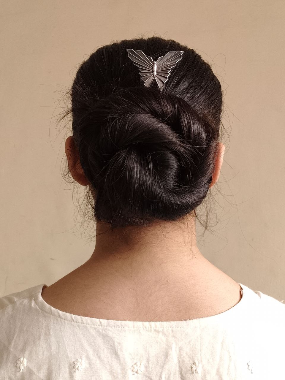 Elegant Butterfly Juda Pin | Oxidized Trendy Hair Accessory for Women