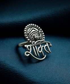 Handcrafted Shakti Ring | Oxidized Silver Plated Adjustable Best Designer Jewelry