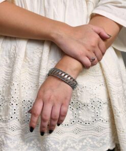 Alternative view of Beautiful Silver Replica Openable Bangle | Elegant Daily Wear Comfortable Jewelry for Women