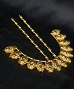 Alternative view of Exclusive Gold Plated Juda Pin | Trendy Elegant Bun Hair Accessory