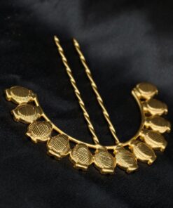 Alternative view of Ethnic Gold Plated Juda Pin | Amazing Bun Hair Accessory