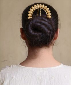 Exclusive Gold Plated Juda Pin | Trendy Elegant Bun Hair Accessory