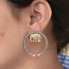 Beautiful Traditional Elephant Studs Elegant Ethnic Statement Jewelry for Women